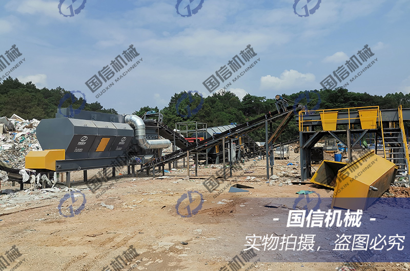 廣西南寧建筑裝修垃圾分揀現(xiàn)場